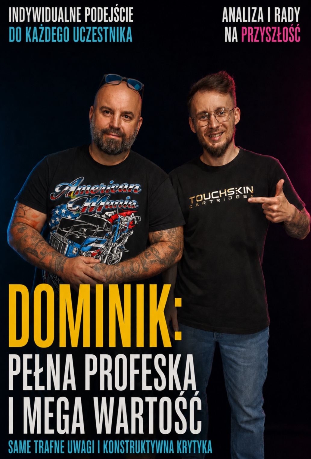 Dominik po seminarium PIMP YOUR COLORS